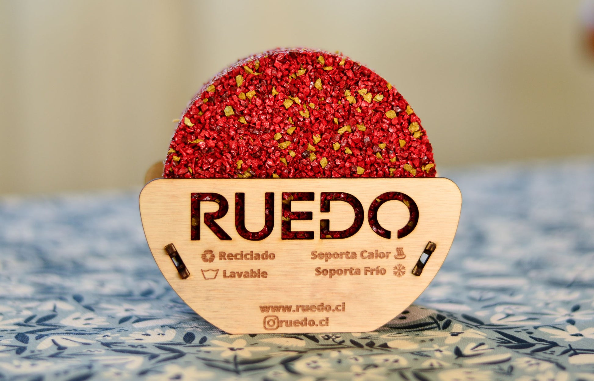 RUEDO Posavasos de caucho