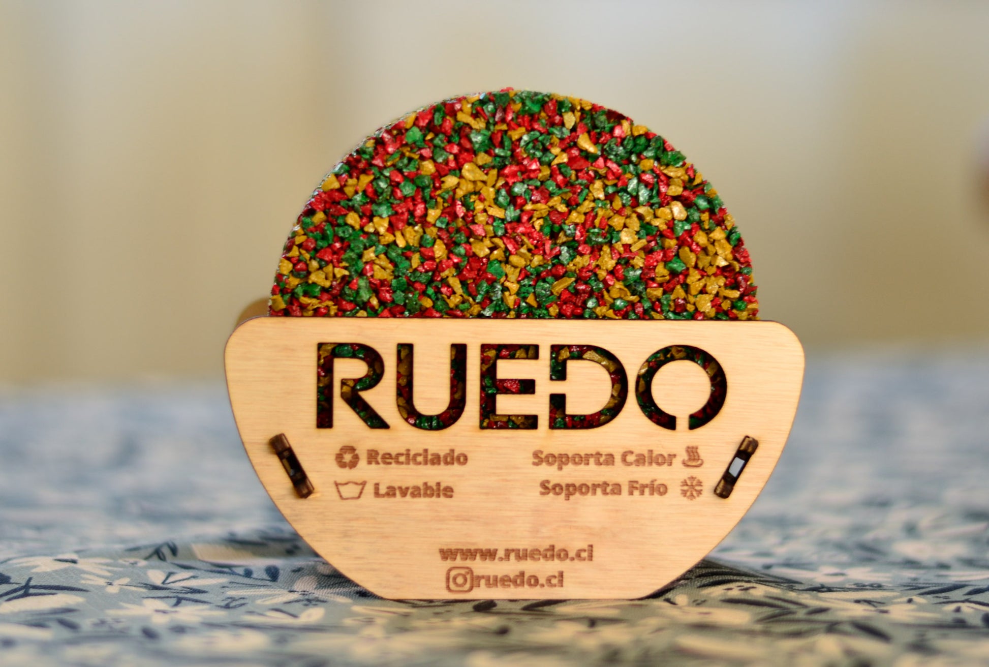 RUEDO Posavasos de caucho