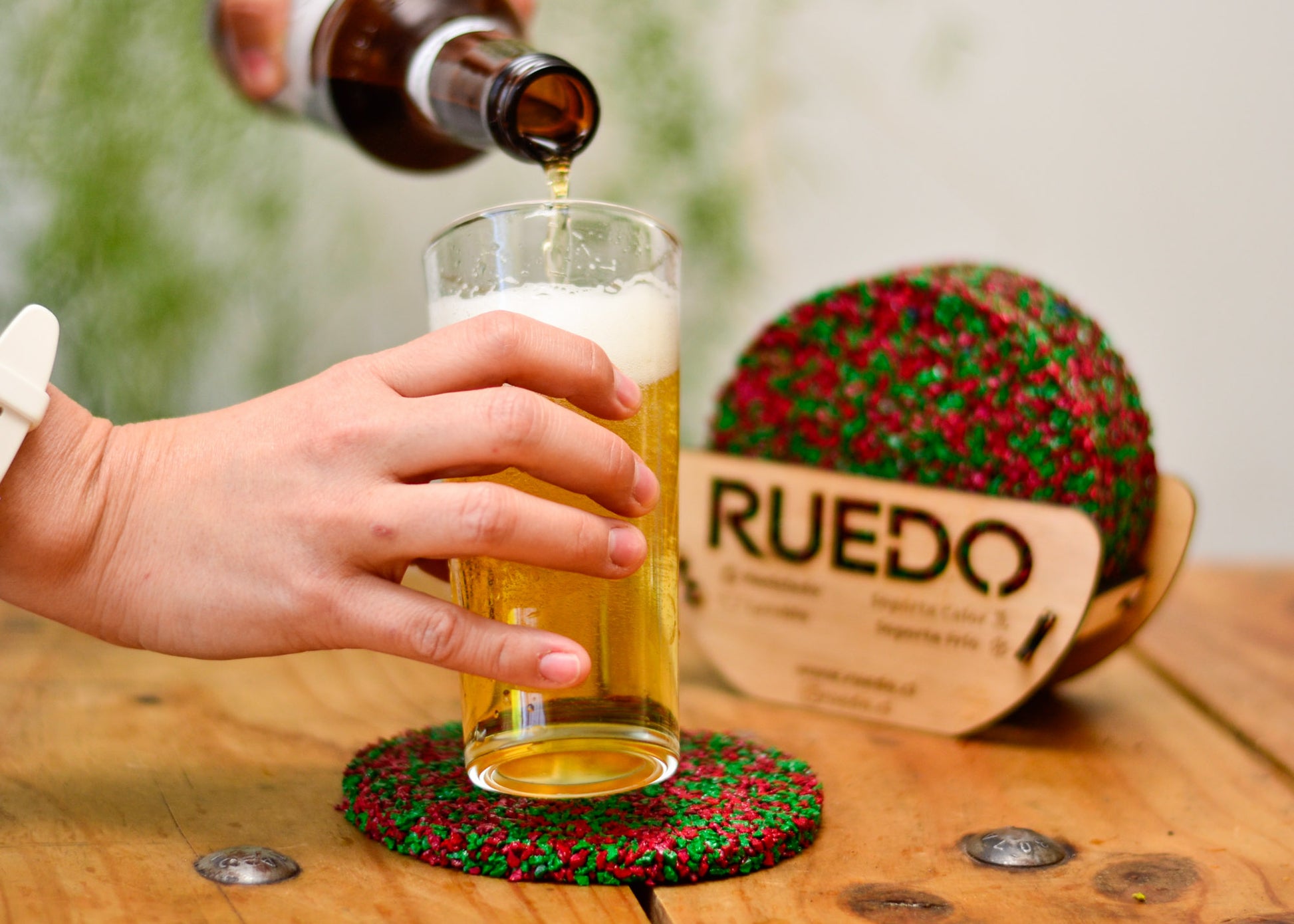Posavasos de neumatico RUEDO